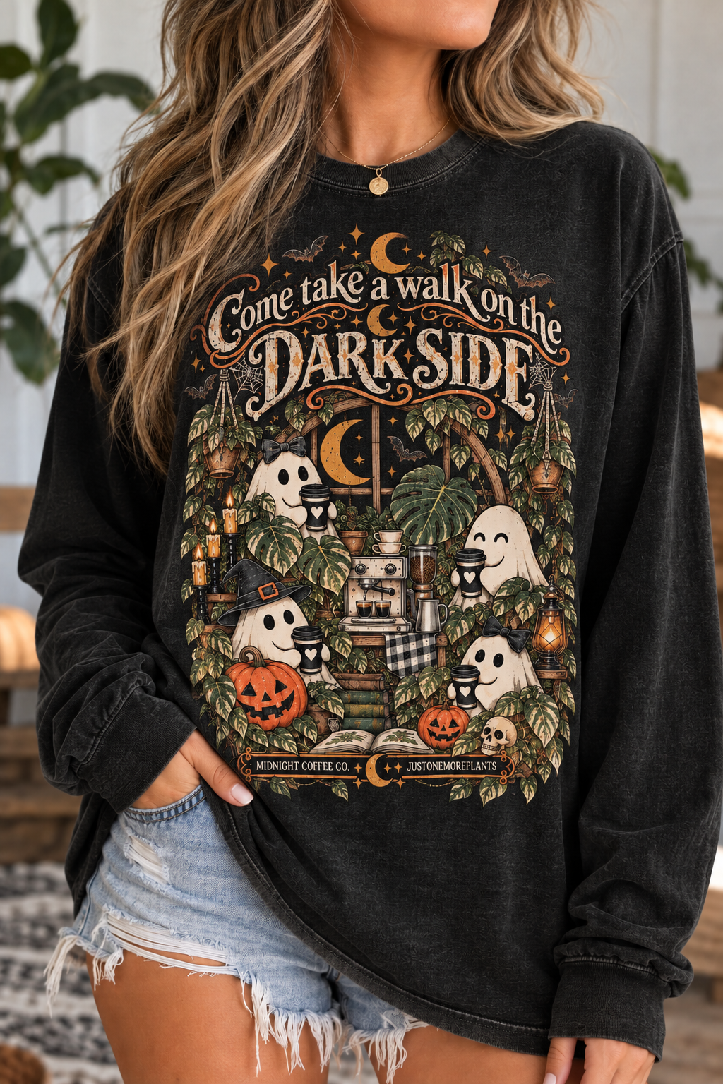 Midnight Coffee Co. X Halloween Collab Long Sleeve