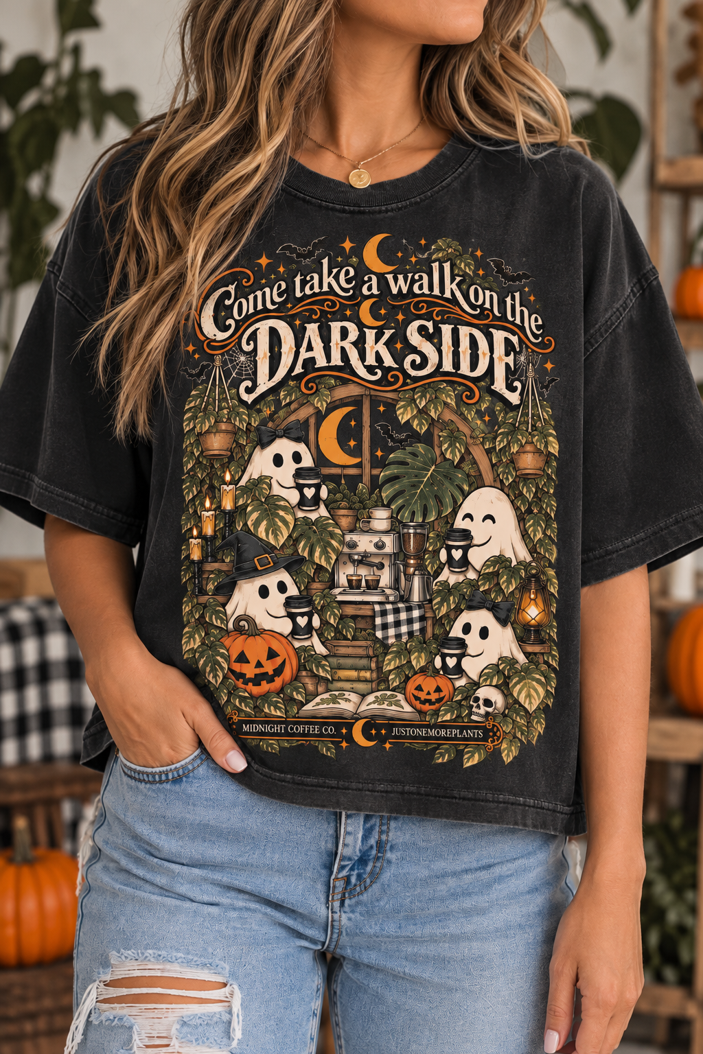 Midnight Coffee Co. X Halloween Collab Boxy T